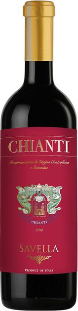 Вино Savella Chianti сухе червоне 12% 0.75 л